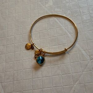 Alex and Ani December Birthstone Charm Bracelet
